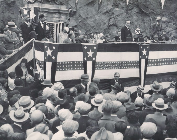 Former President Coolidge dedicates the Coolidge Dam