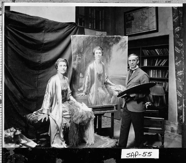 Salisbury Painting the First Lady, 1928