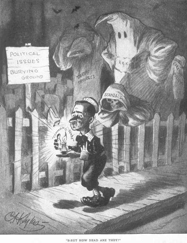 Cartoon by C.H. Sykes appearing in Life magazine, October 2, 1924. 