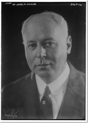 Dr. Jabez N. Jackson led the American Medical Association  and its Annual proceedings as Coolidge came to visit, May 1927. 