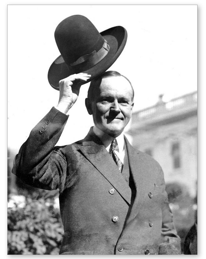 President Coolidge accepting induction into the Smoki tribe, October 22, 1924. 