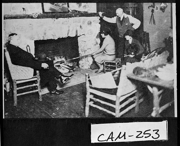 The Coolidges and the Coffins at Cabin Bluff, December 1928. Courtesy of the Georgia Archives. 