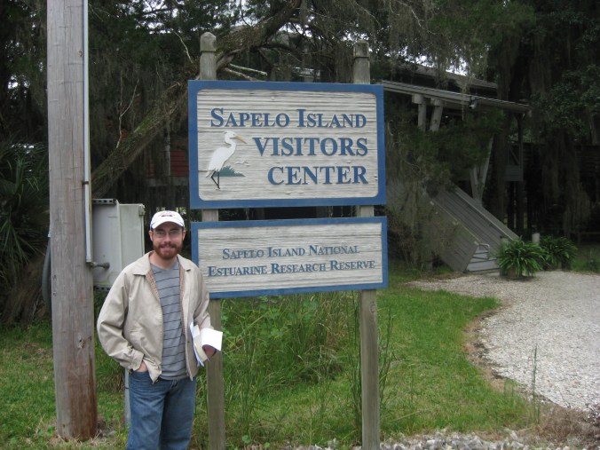 Preparing to do some Coolidge reconnaissance on the coastal side opposite Sapelo Island. 