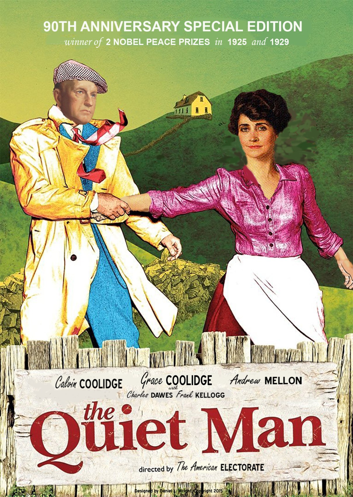 Rendition from an old favorite John Wayne film. The movie that could have - or should have - been made for Cal. His focus on action instead of words is explained in #1 of my #101 Coolidge insights found in my book, "Keeping Cool on the Campaign Trail." 