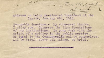 coolidge inaugural 1915